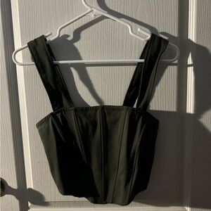 Women’s Green Corset Tank Top